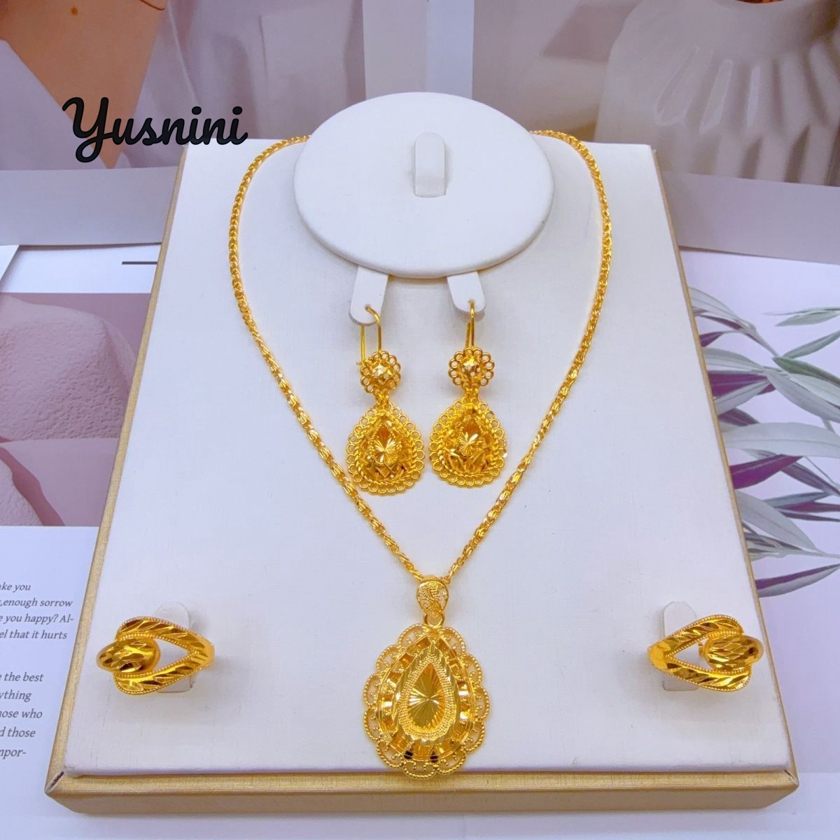 Women'S Fashion Rings Gold - Fashion European Dubai 24K Gold Plated