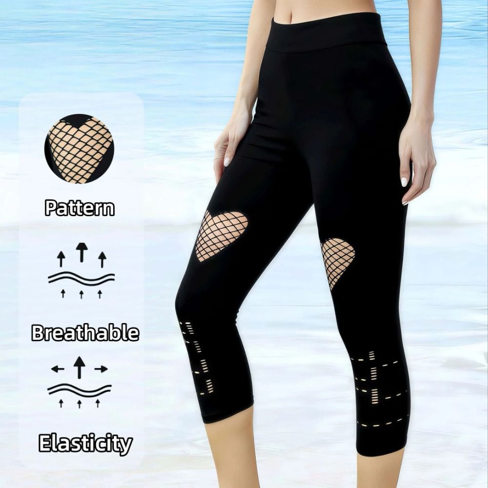 New Hollow Out Women's Mesh Le - High Waist Leggings review and price