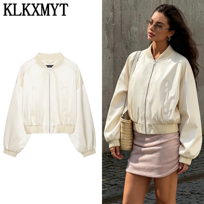 KLKXMYT Women Silk Satin Jacke - Women'S Fashion Bomber Jacket review and price