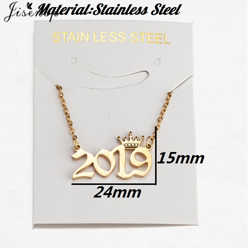 Stainless Steel Crown Year Num - Women'S Fashion Year 2000 review and price