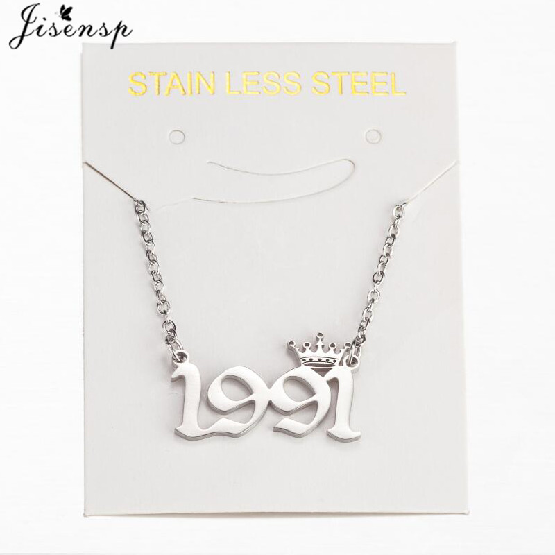 Stainless Steel Crown Year Num - Women'S Fashion Year 2000 review and price