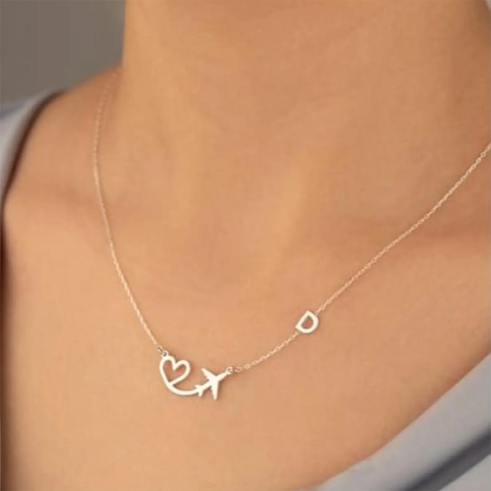 Personalized Heart Airplane In - Women Fashion Names review and price