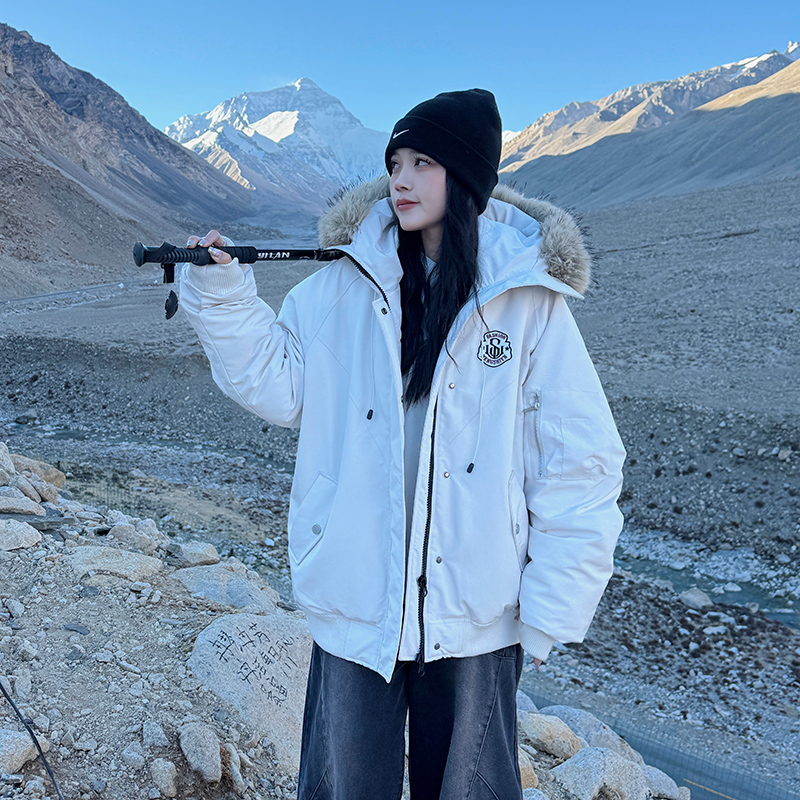 Women's White Grey Hooded Jack - Women'S Y2K Fashion Aesthetic review and price