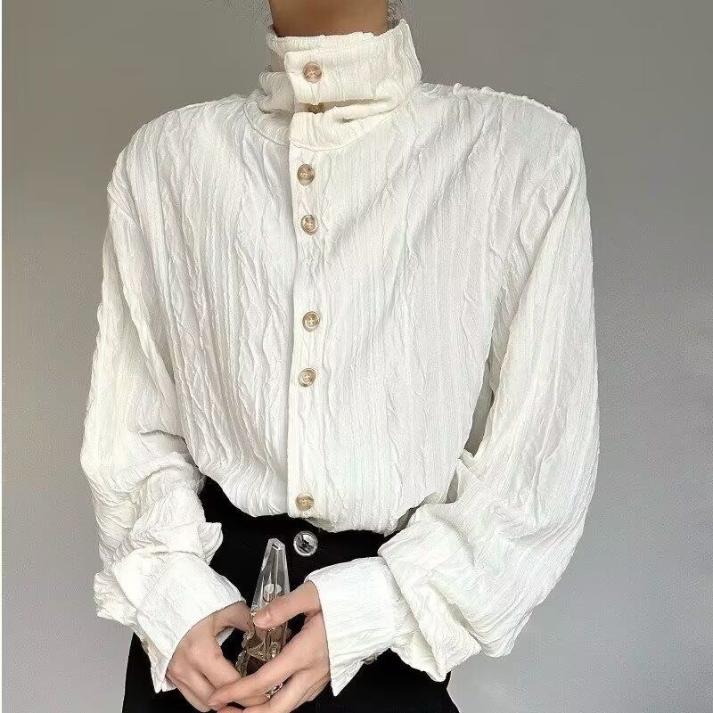 Y2K Harajuku Elegant Stand Col - Women'S Y2K Fashion Aesthetic review and price