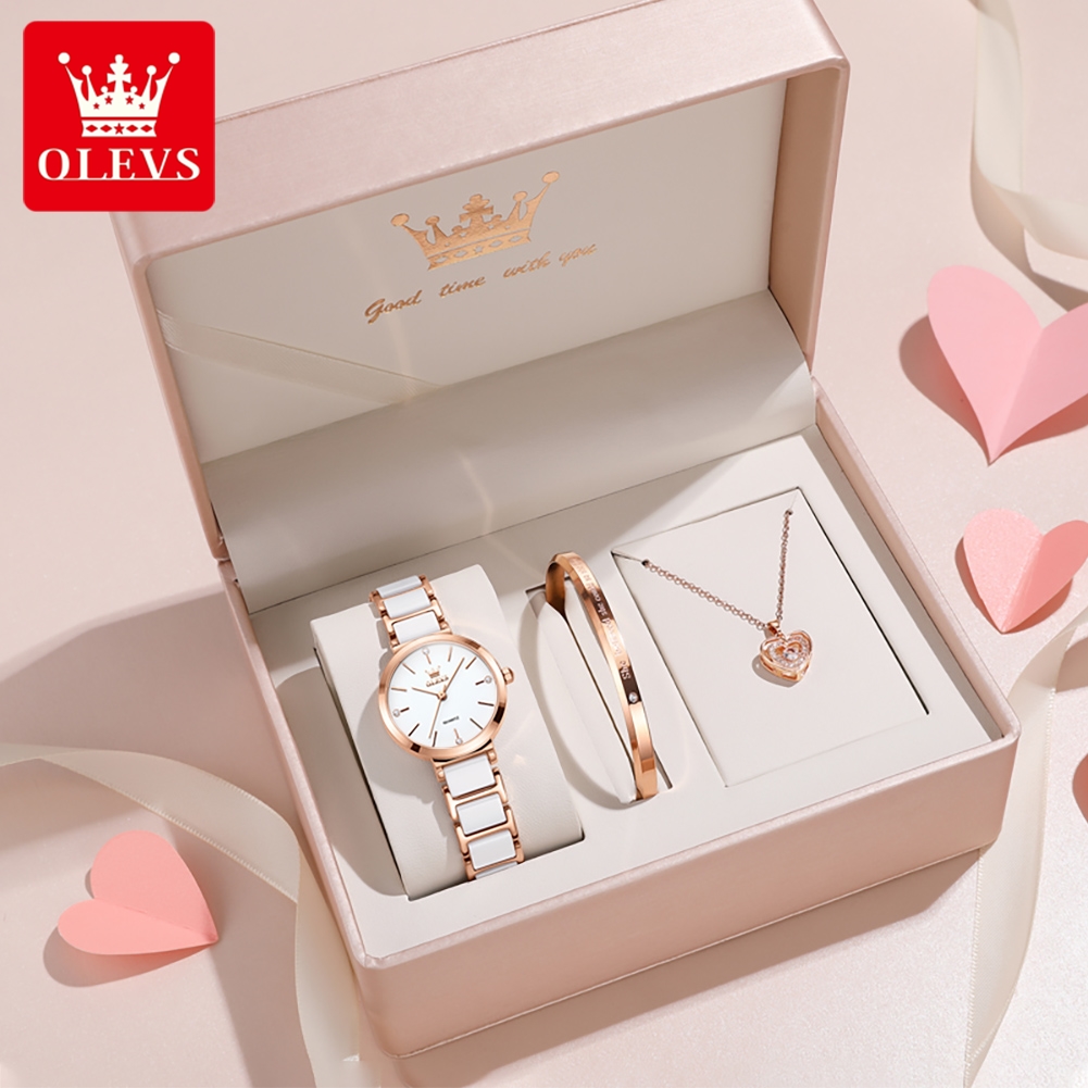 OLEVS Women Watch 5877 Luxury  - Women'S Fashion Quartz Watch review and price