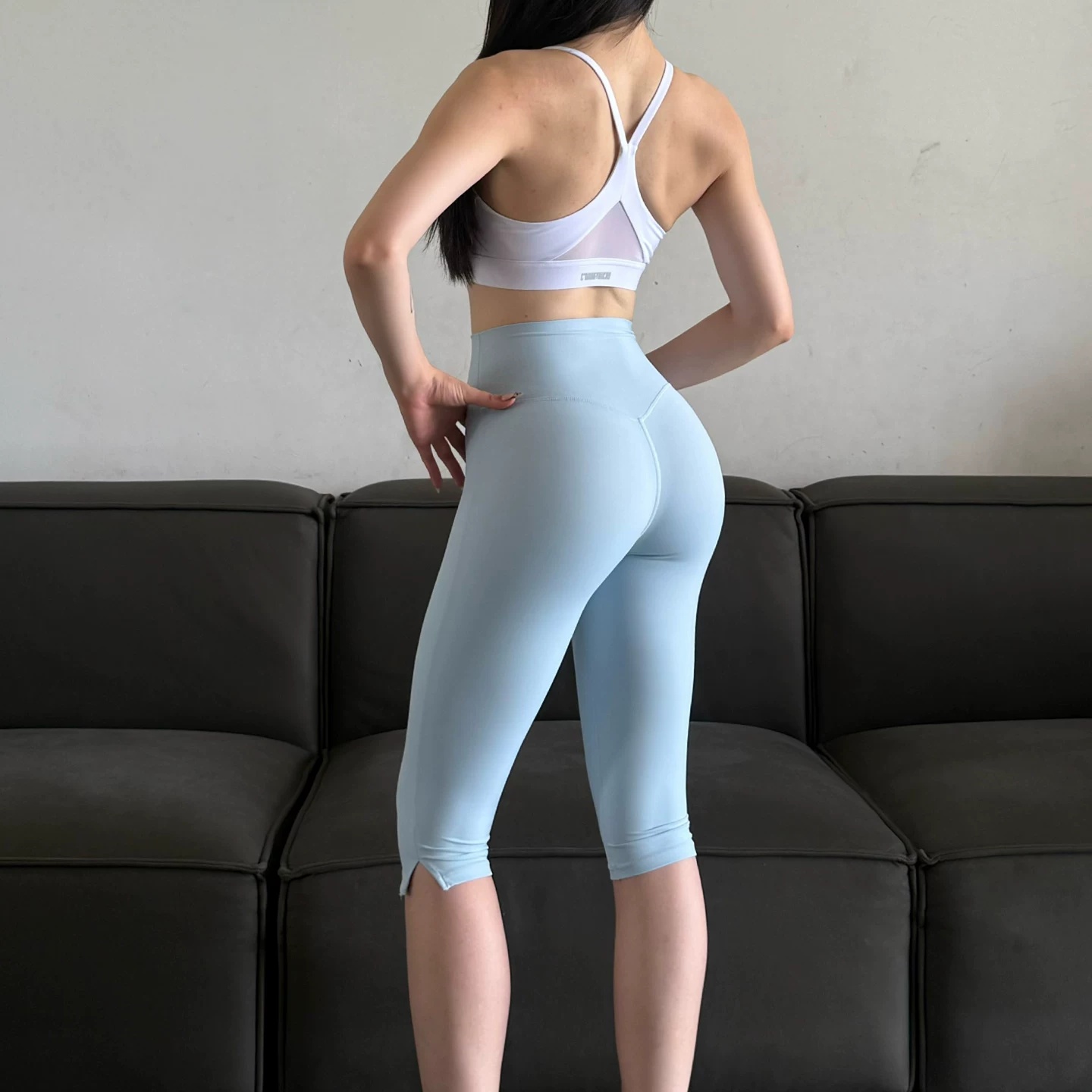 High Waist Split Hem Slimming  - High Waist Leggings review and price