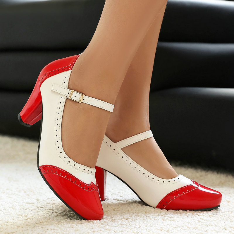 Mary Jane Shoes Women Patent L - Women'S Fashion In The 50S review and price