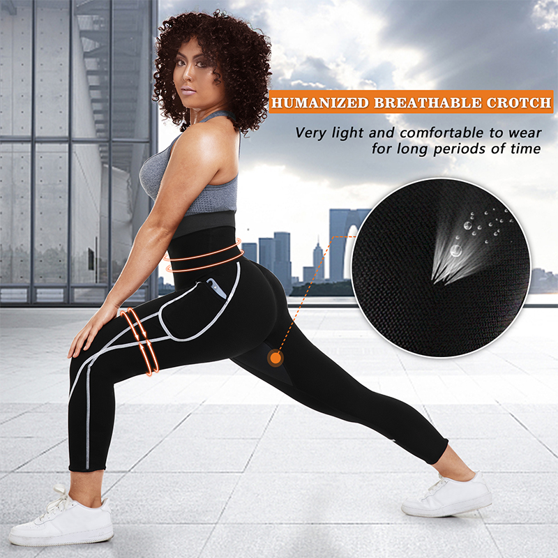 Sauna Sweat Pants for Women Hi - High Waist Leggings review and price