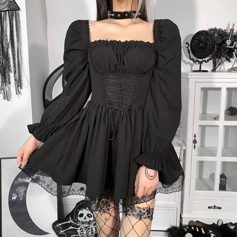 2026 Long Sleeves Lolita Black - High Waist Leggings review and price