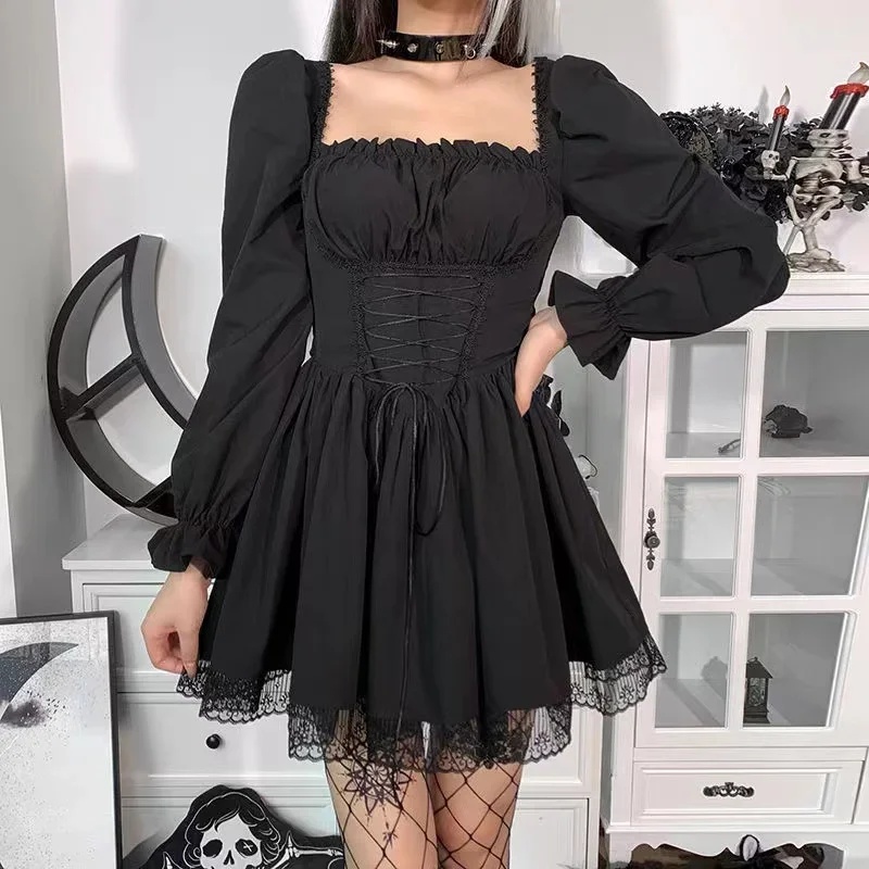 2026 Long Sleeves Lolita Black - High Waist Leggings review and price