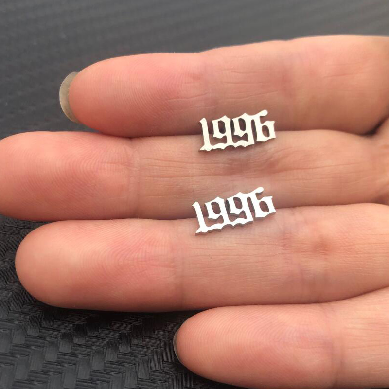 Tiny Year Number Stainless Ste - Women'S Fashion Year 2000 review and price