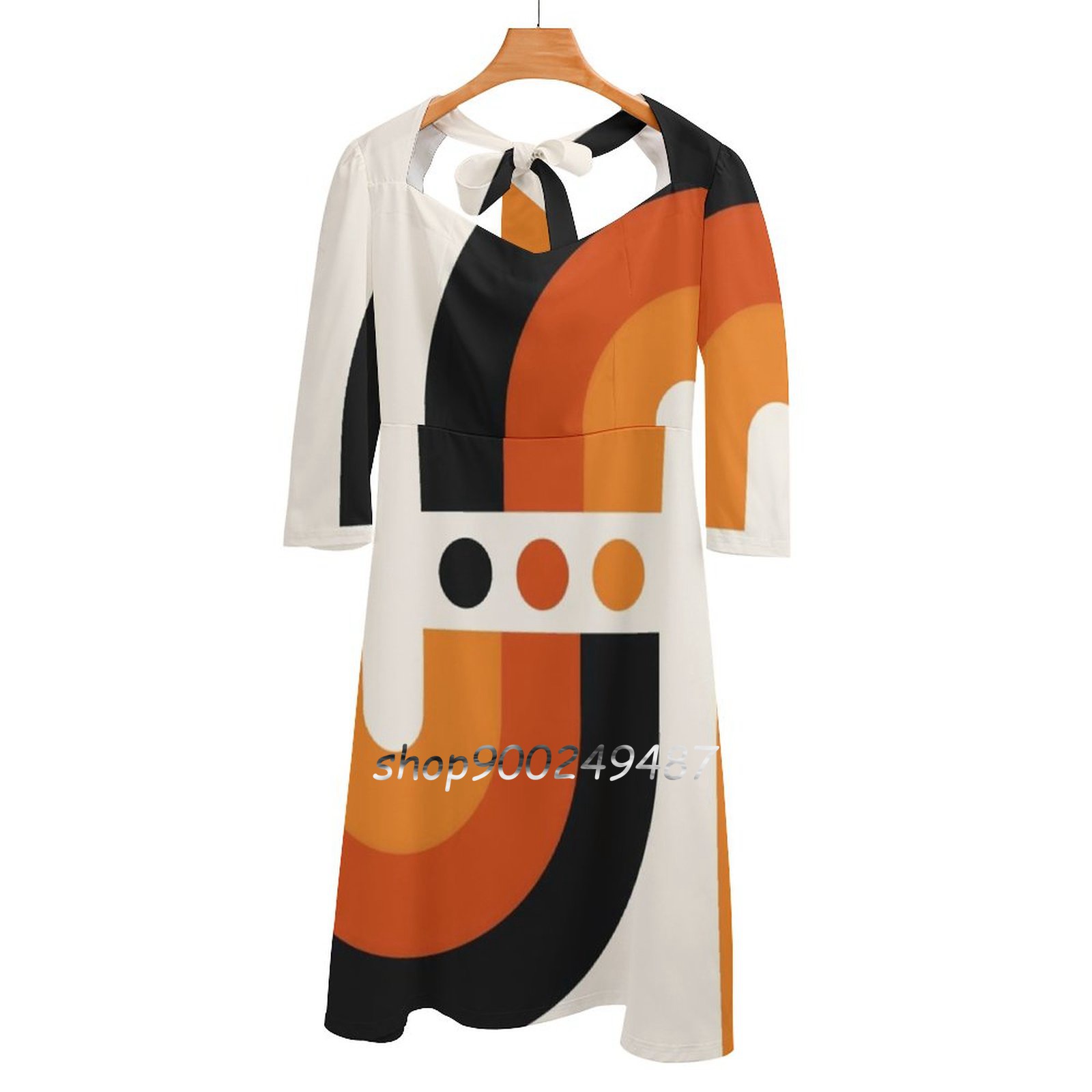 Sunset Rainbow Flare Dress Squ - Women'S Fashion In The 60S review and price