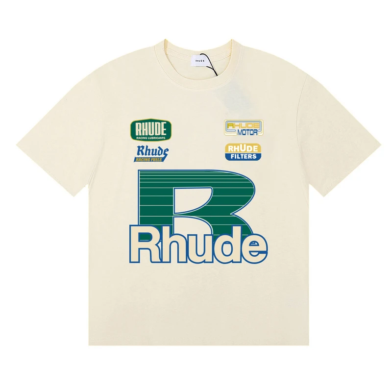Streetwear Brand Rhude T-shirt - Women Fashion Brand Logo review and price