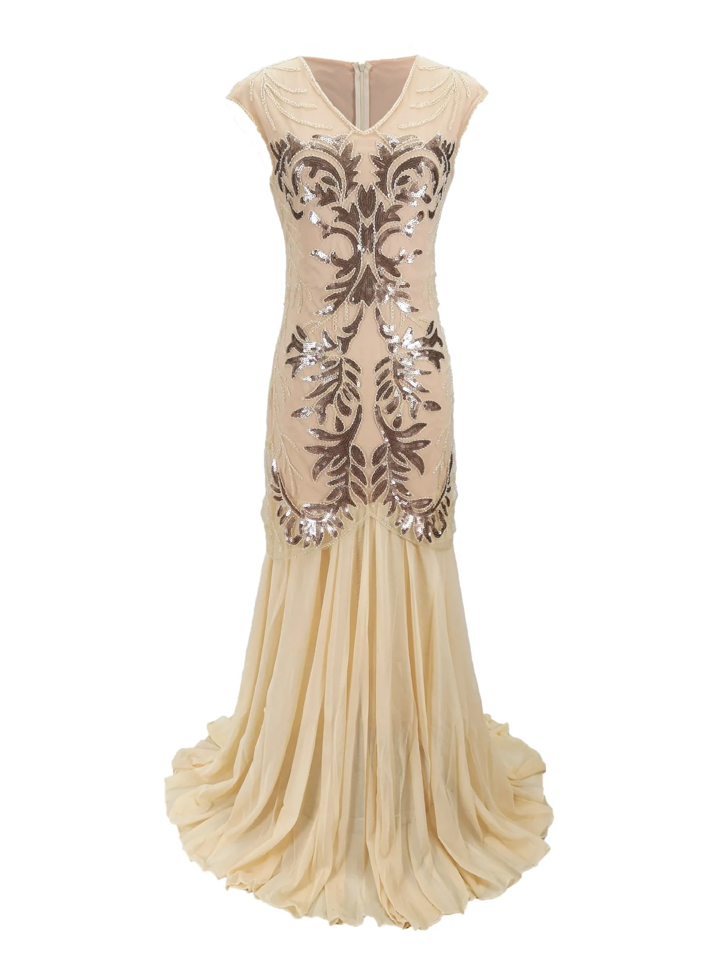 1920 Sequined Chiffon Dress Vi - Women'S Fashion In 1920 review and price