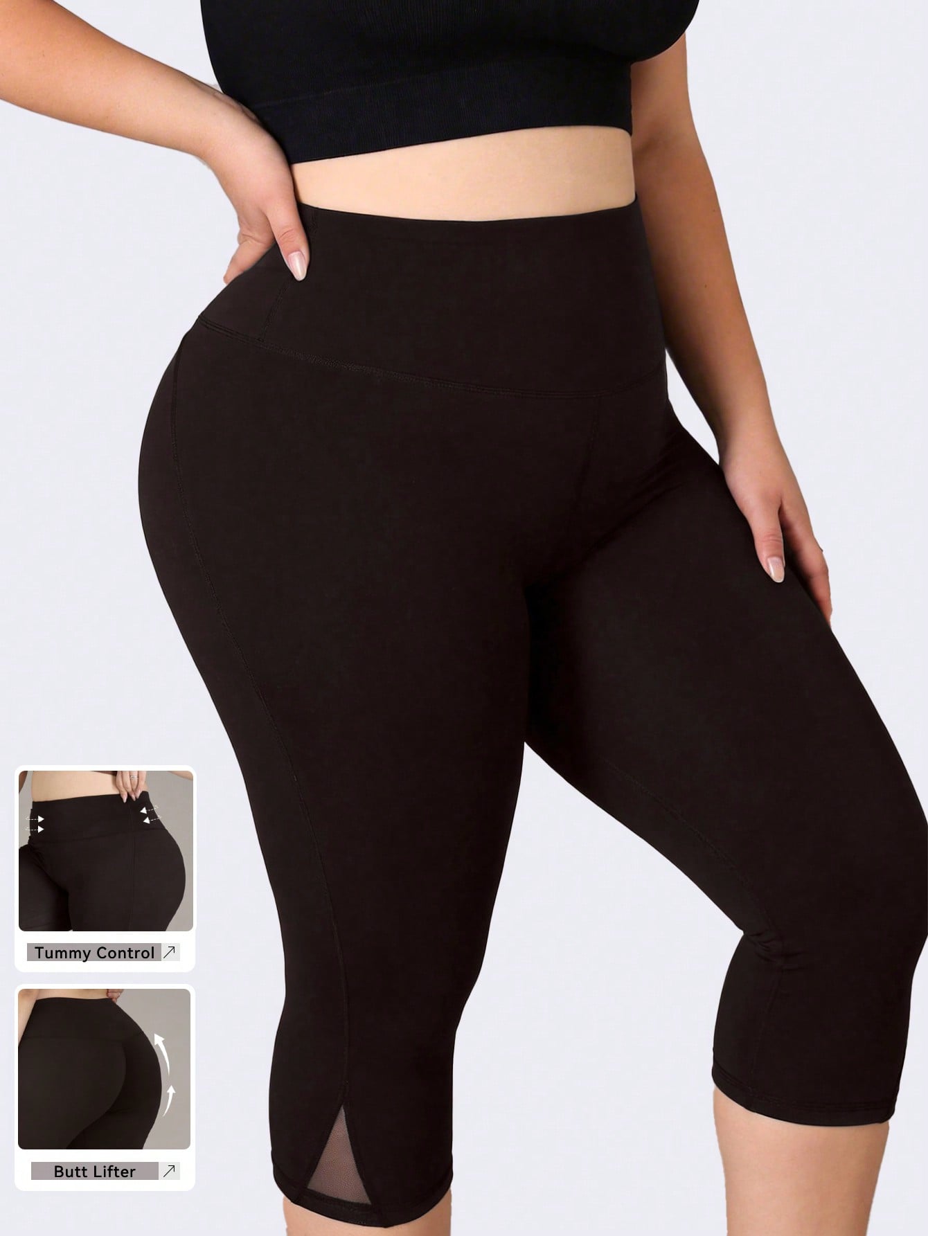 Plus Size Gym Leggings Women M - High Waist Leggings review and price