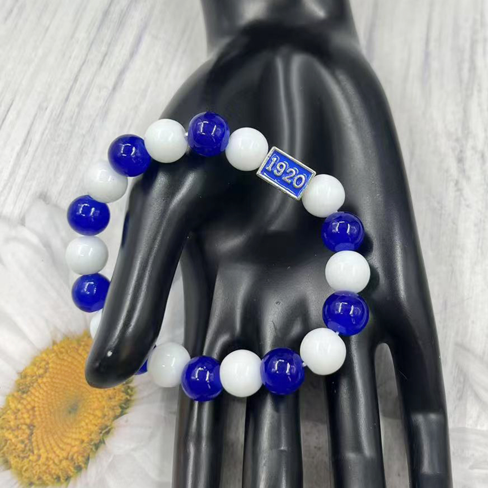 Blue and White Glass Beads Zet - Women'S Fashion In 1920 review and price