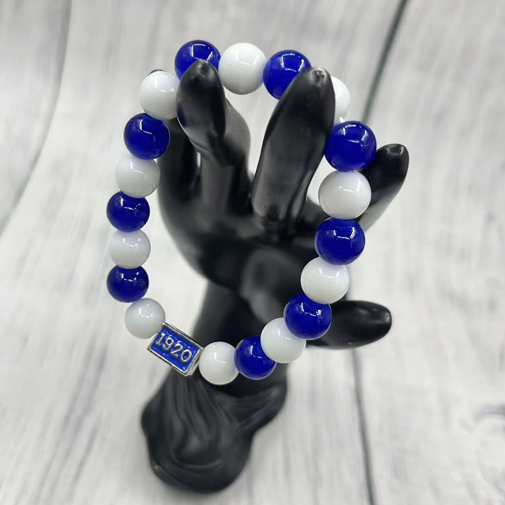 Blue and White Glass Beads Zet - Women'S Fashion In 1920 review and price