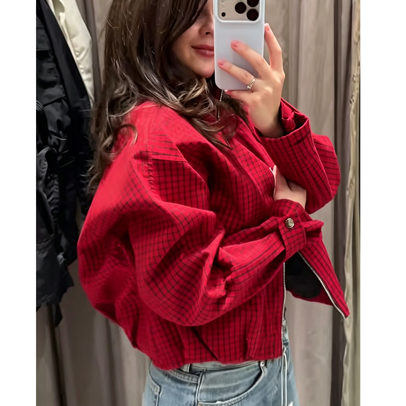 Autumn Fashion Plaid Bomber Ja - Women'S Fashion Bomber Jacket review and price