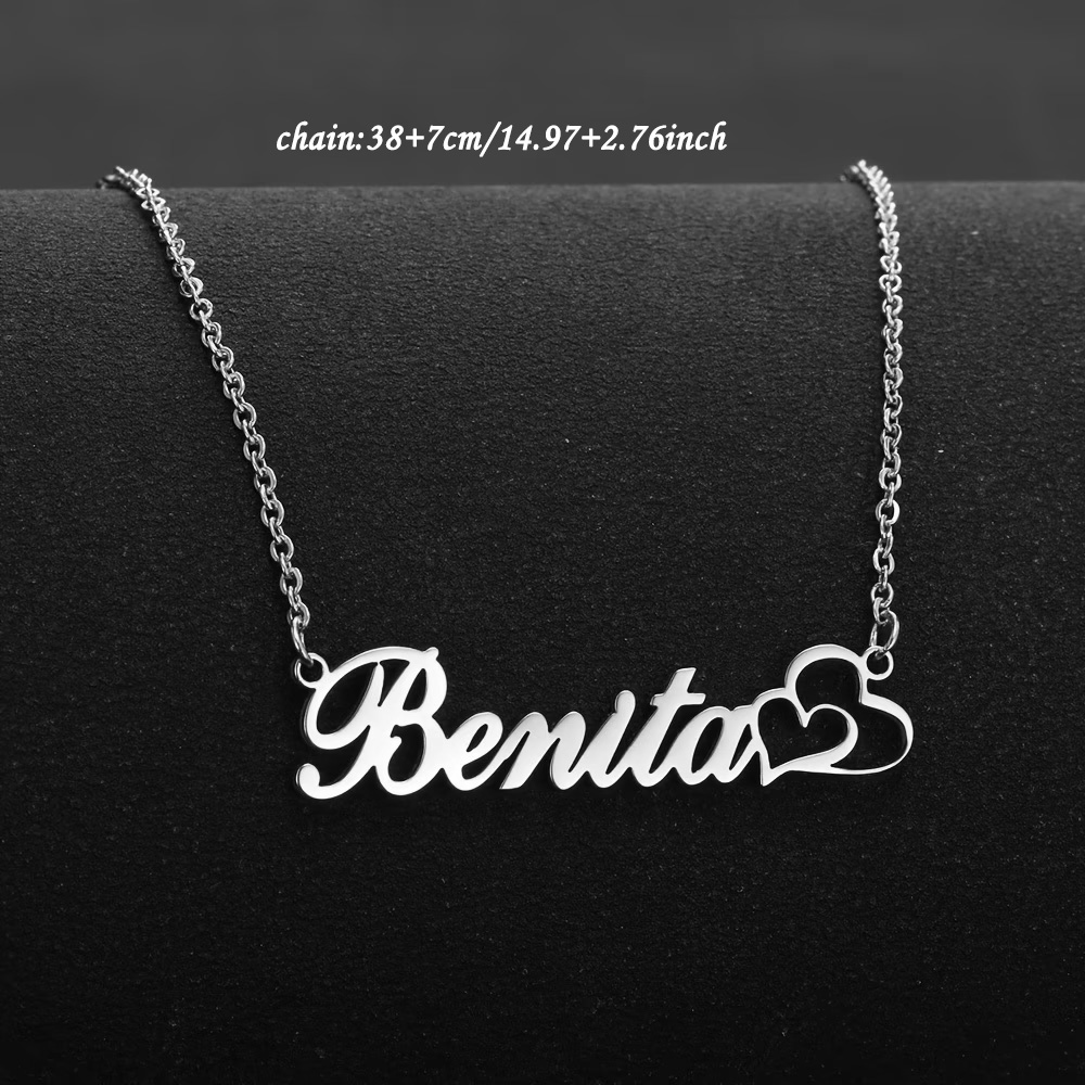 Personalized Double Heart Cust - Women Fashion Names review and price