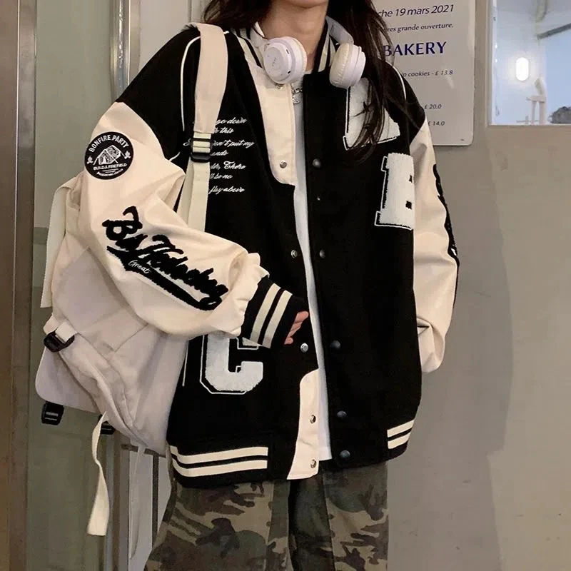 Y2k Lamb Wool Bomber Jacket Fe - Women'S Fashion Bomber Jacket review and price
