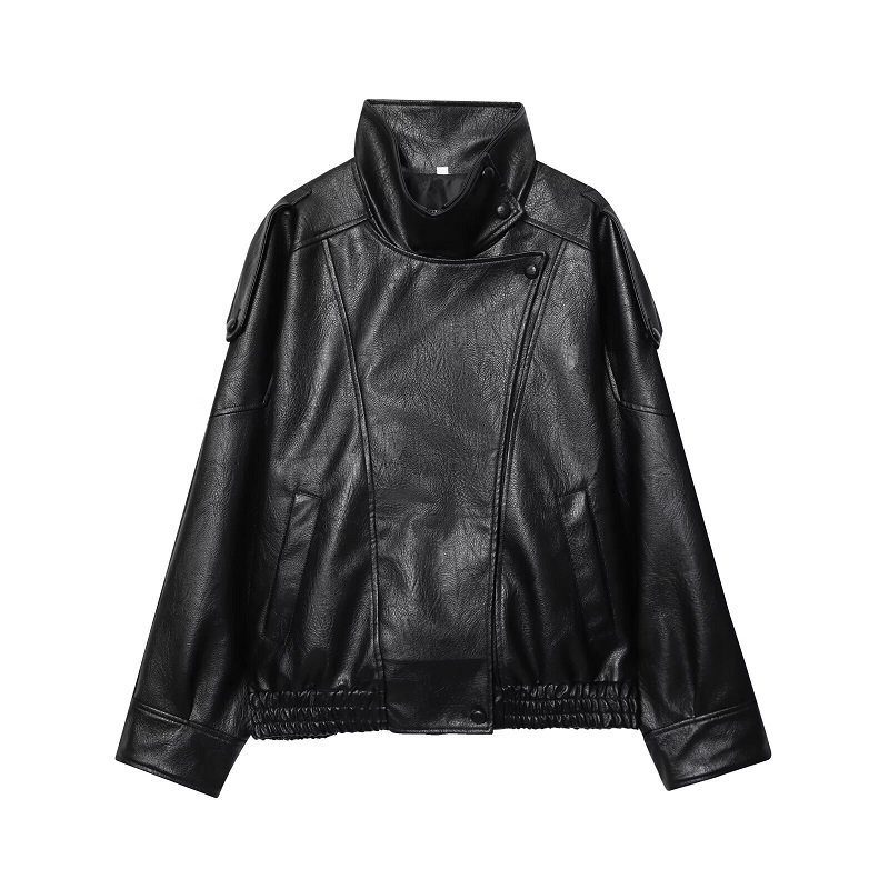 MUJER Faux Leather Women's Jac - Women'S Fashion Bomber Jacket review and price